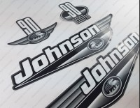 Johnson 90HP Ocean Pro 1999-2000 Outboard Decal Kit
